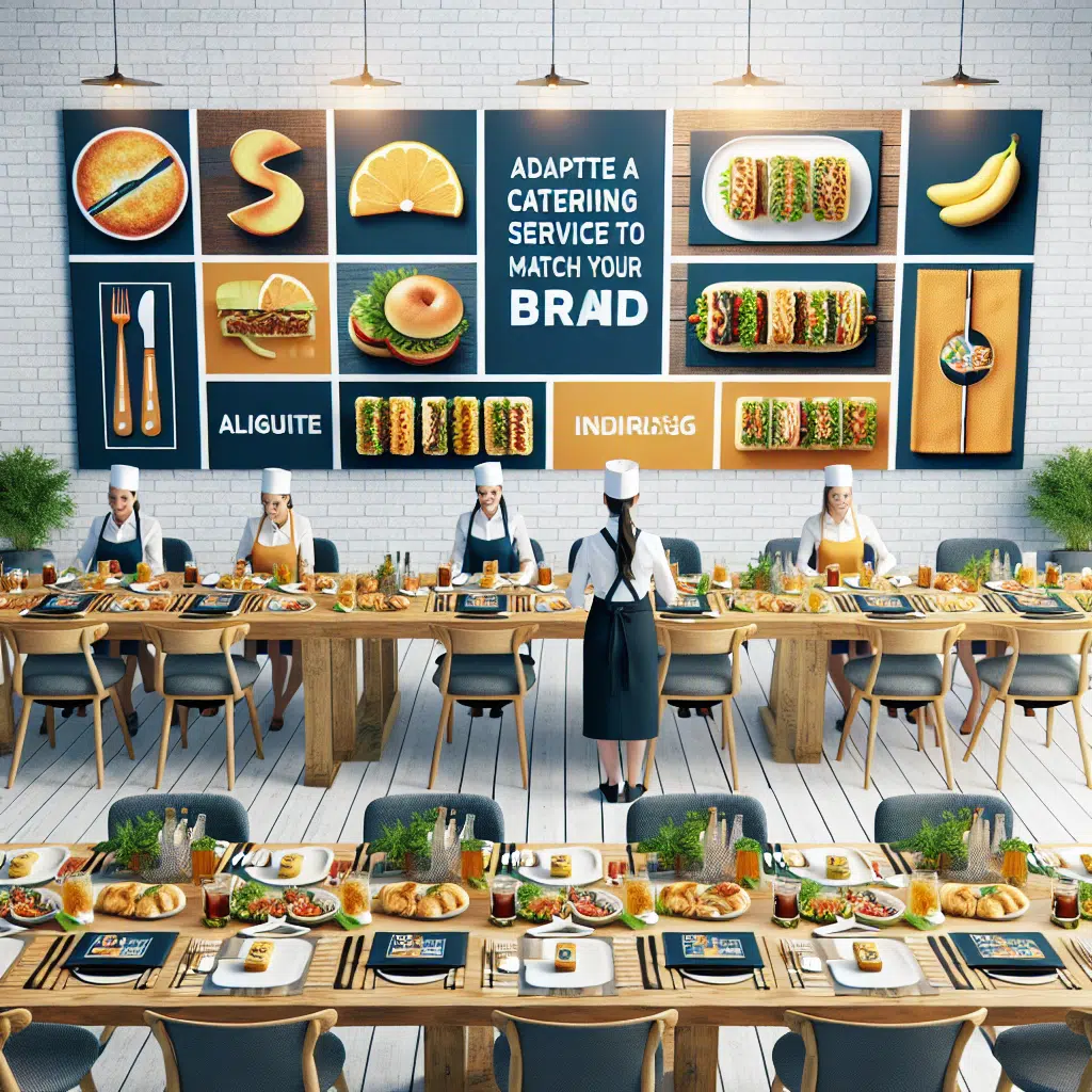 Cómo adaptar un catering a la identidad de una marca