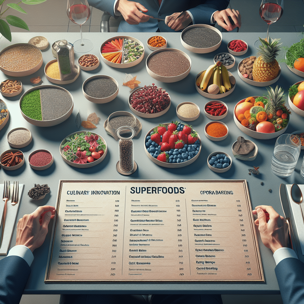 Innovación culinaria: incorporando superalimentos en menús corporativos