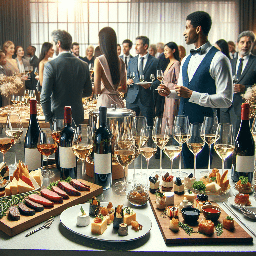 El arte de maridar vinos y platos en eventos corporativos