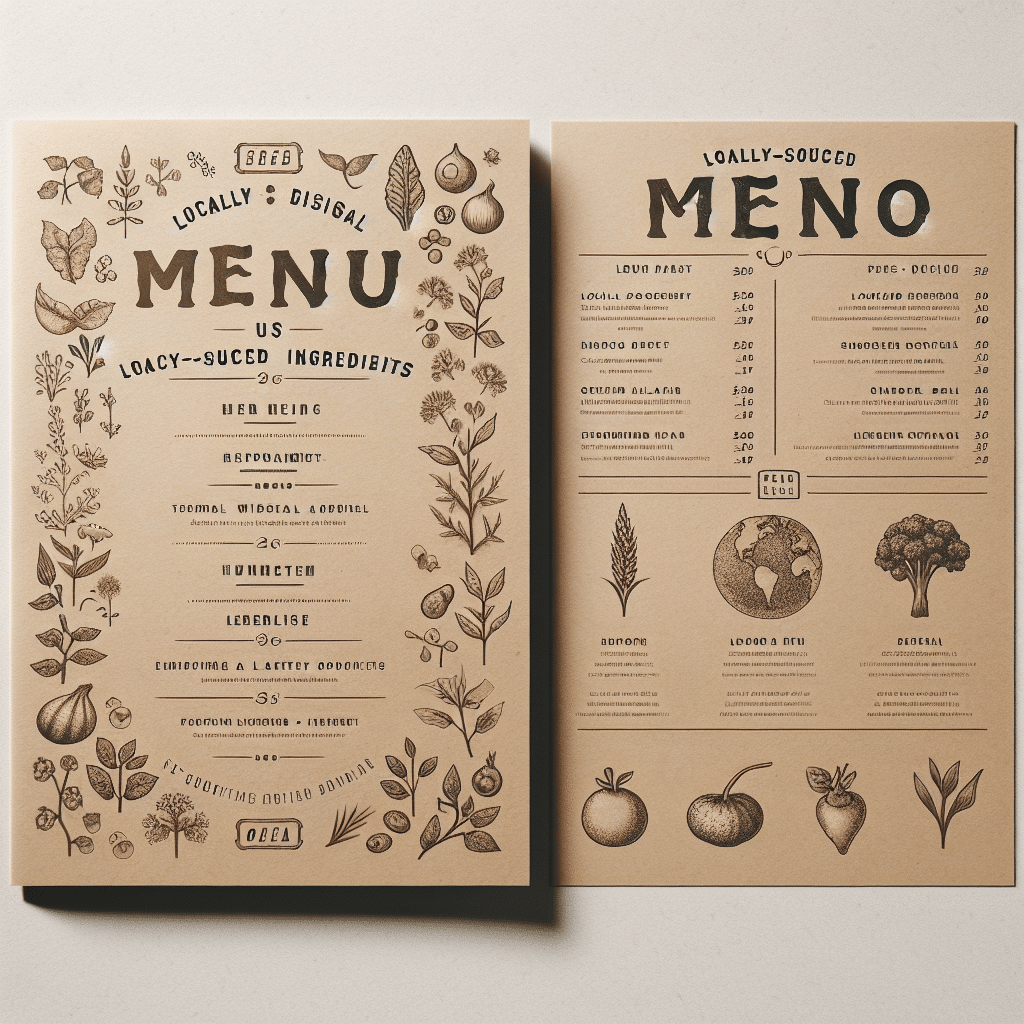 Cómo diseñar un menú con ingredientes de proximidad