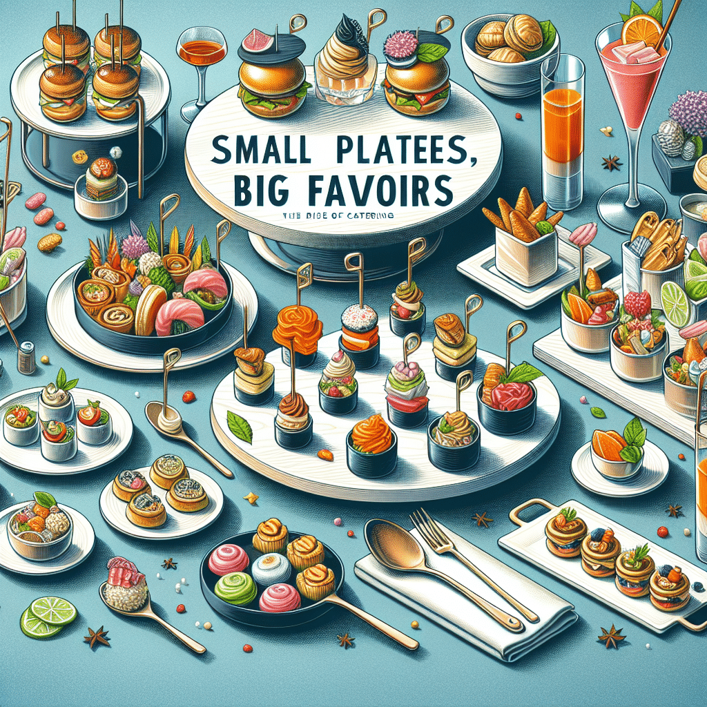 Platos pequeños, grandes sabores: el auge del mini catering